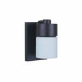 Craftmade District 1 Light Wall sconce in Flat Black 12305FB1